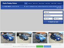 Tablet Screenshot of martinpowley.co.uk